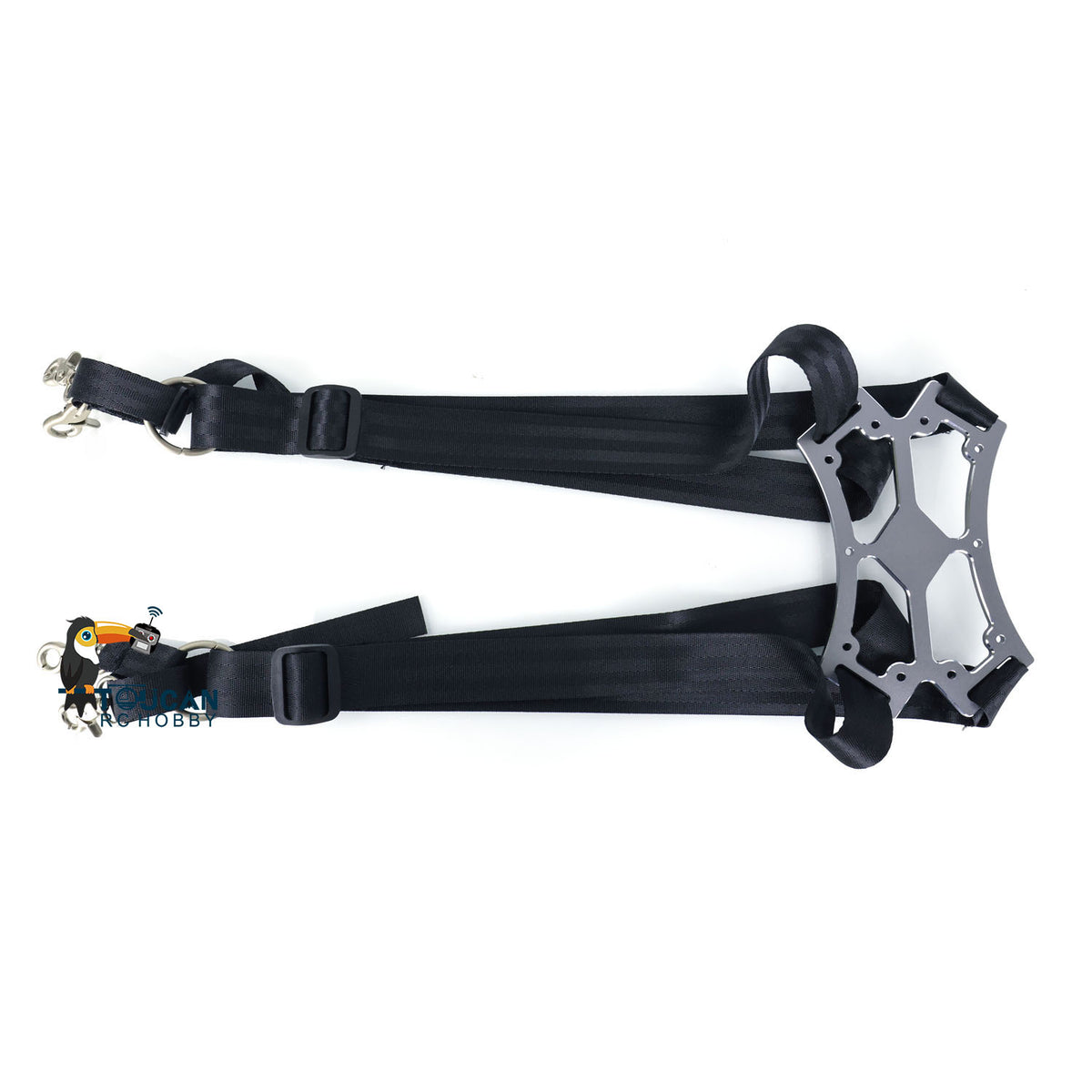 TOUCAN RC HOBBY MTModel US Stock Metal Tray Holder with Strap for Flysky Paladin PL18EV Remote Controller RC Universal Upgrade RC Model Accessory