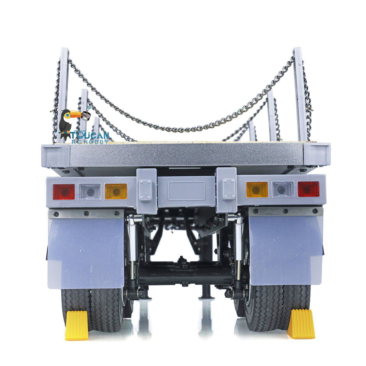TOUCAN RC HOBBY HHRC Fast Free Shipping 1/14 2Axle RC Tractor Flatbed Semi Trailer Truck for DIY Model