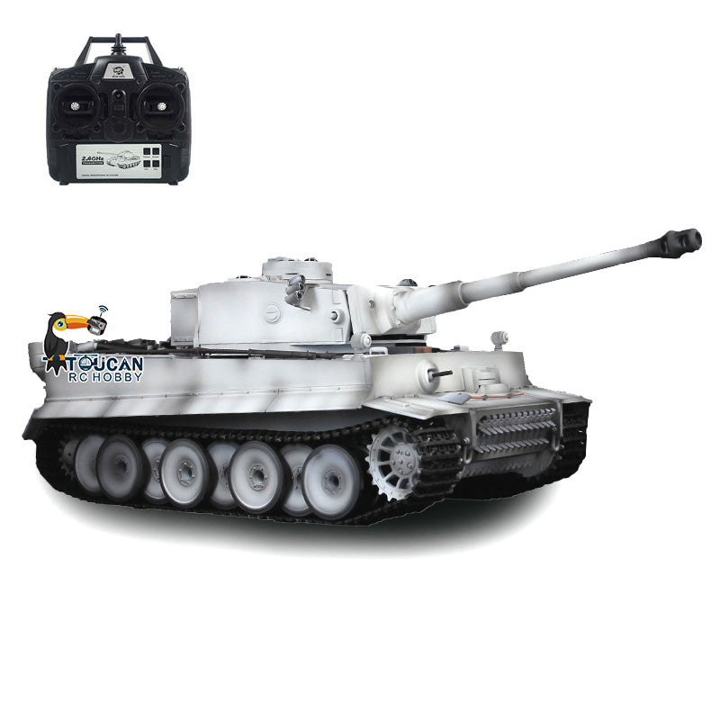 TOUCAN RC HOBBY Heng Long 1/16 Plastik Deutscher Tiger I RC Panzer 3818 TK7.0 Version ferngesteuerter Panzer Soundeffekt Rauch Getriebe ohne Rückstoßrohr