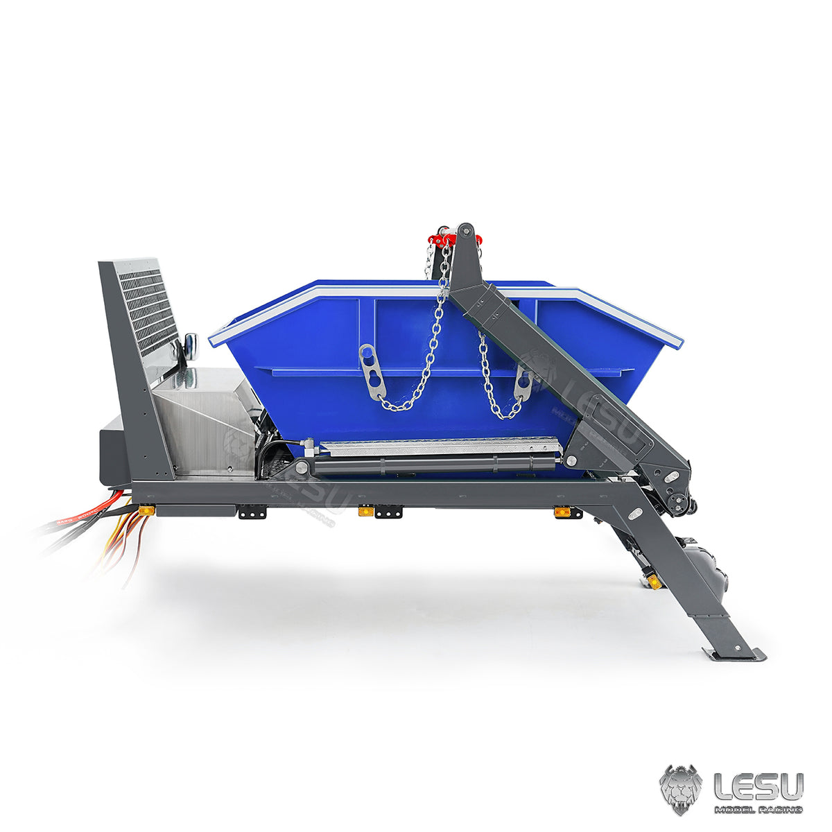 TOUCAN RC HOBBY LESU A0016 Metal Bucket for 1/14 Remote Control Hydraulic Swing Arm Garbage Truck Z0066/ TGS Z0068 4x4 Skip Loader Model for RC Enthusiast