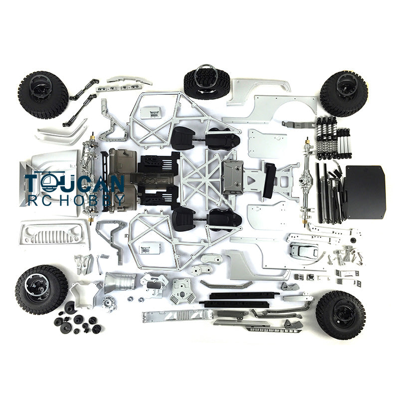 In Stock TOUCAN RC HOBBY CAPO JKMAX 1/8 RC Racing Metal Rock Crawler Car KIT Model 336 Wheelbase Chassis Light System