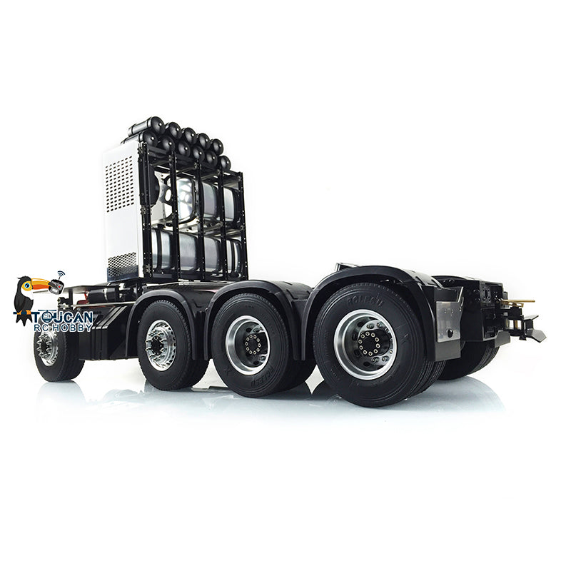 TOUCAN RC HOBBY LESU 8x8 Metal RC Truck Chassis Aluminum Alloy Heavy-Duty Frame 2-Speed Transmission Equipment Rack 540 Brushed Motor for 1/14 RC TAMIYA R620 3363 1851 DIY Models