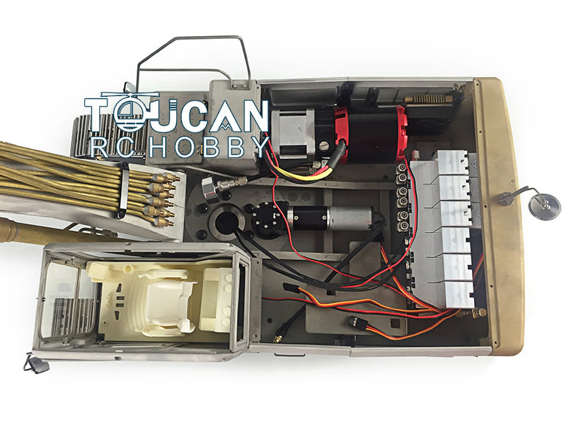 TOUCAN RC HOBBY LESU PC360 1/14 Pelle hydraulique RC en métal B0002 Système de pompe à huile 8 MPa Moteur à balais Éclairage Modèle de construction DIY pour modélistes