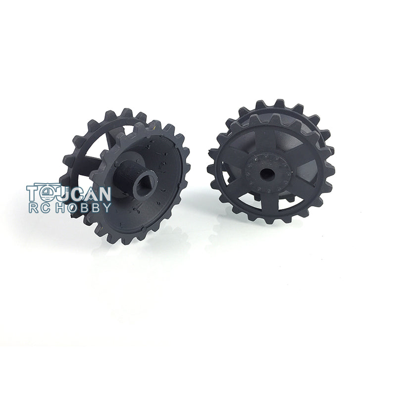 TOUCAN RC HOBBY Heng Long Plastic Sprockets Road Wheels Idlers Accessories Pack Decal Assembled Chassis For HL 1/16 3859 RC Tank Vehicle DIY Model