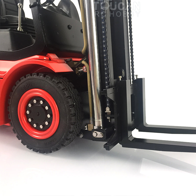 TOUCAN RC HOBBY US Stock LESU 1/14 RC Hydraulic Forklift Transfer Car RTR Painted Truck Model A0002 Motor Light Radio Battery Pump ESC Motor Light Sound