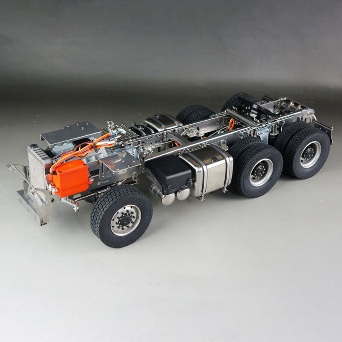 TOUCAN RC HOBBY ScaleClub 1/14 6x6 Metal Chassis for RC Tractor Remote Controlled Truck R62 R73 Electric Model Air Suspension Optional Types