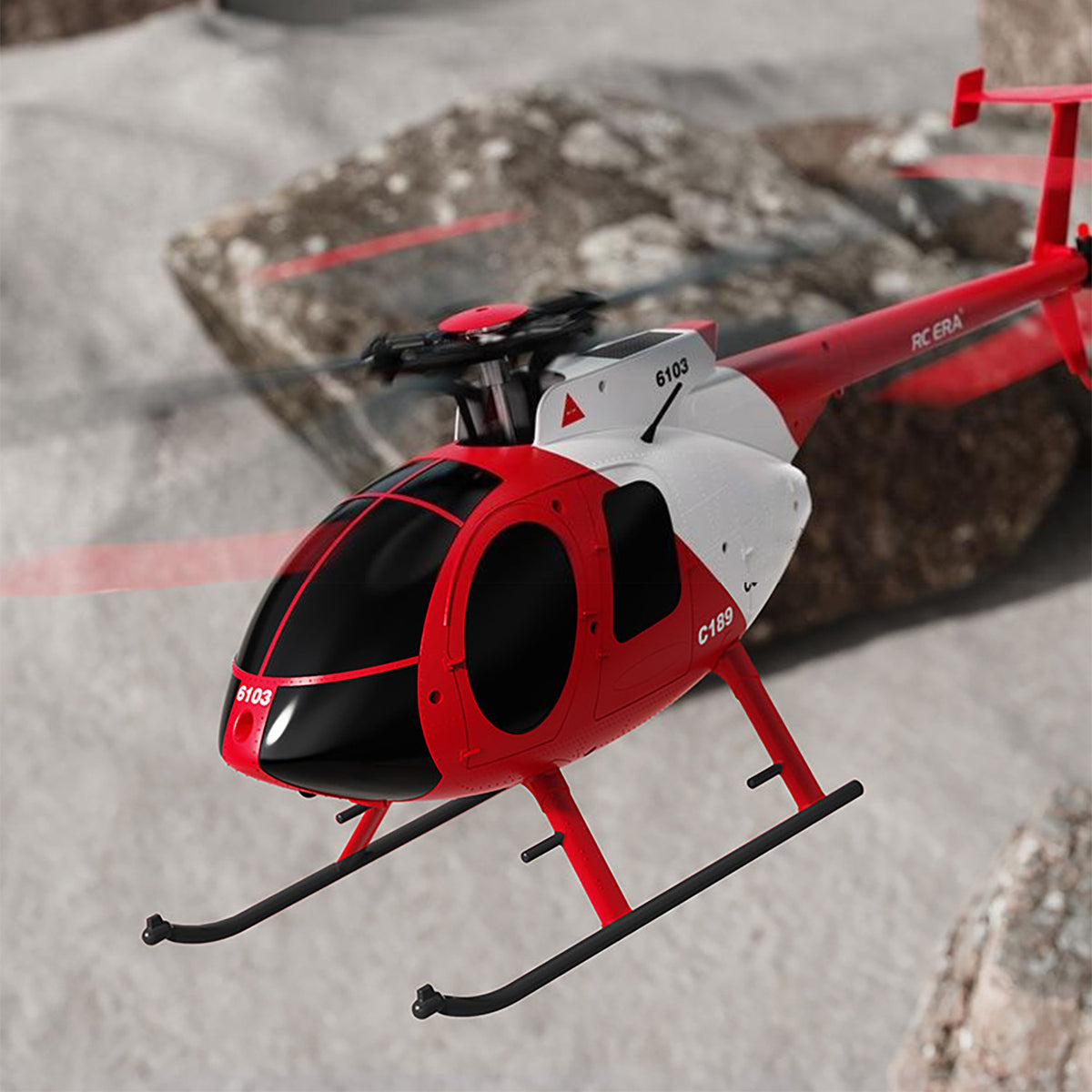 TOUCAN RC HOBBY RCERA 1/28 C189 Bird Remote Control Helicopter MD500 Dual Brushless Motors 6-Axis Gyro Optical Flow Positioning Models