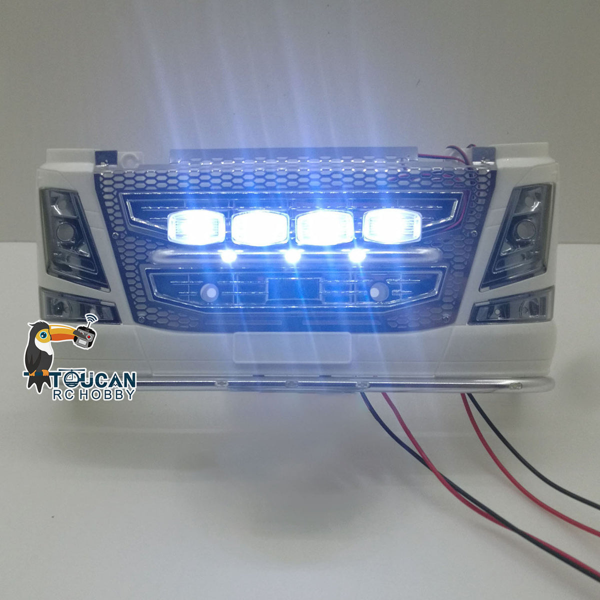 TOUCAN RC HOBBY Degree Front Light LED Headlamp for 1/14 RC Truck Radio Control Tractor Car DIY Parts 56360 56323 Accessories Decorations
