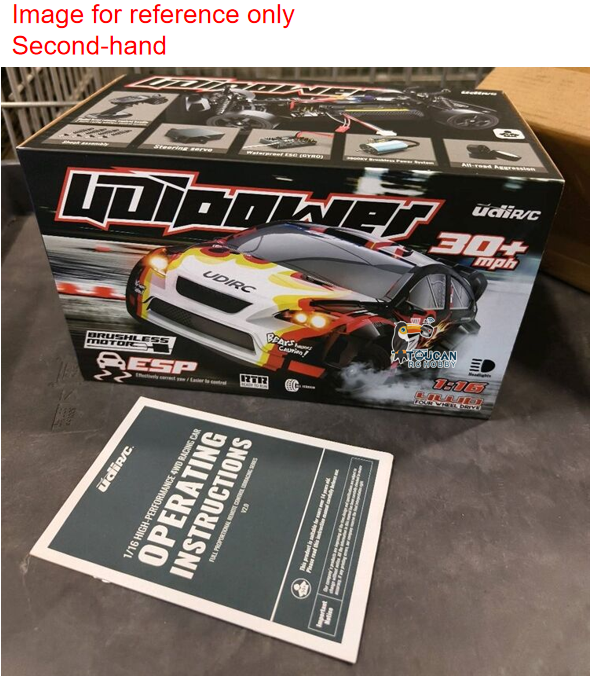 TOUCAN RC HOBBY Second Hand CA Stock UdiRC UD1603Pro 1/16 2.4G Remote Control High Speed Racing Vehicle Drifting Car Brushless Motor 25A ESC Assembled Model