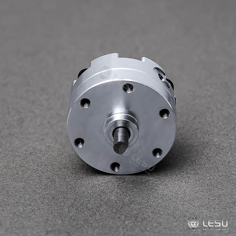 TOUCAN RC HOBBY LESU 270 Grad hydraulisches Drehmodul Metallzylinder für 1/14 RC Bagger DIY maßstabsgetreuer Muldenkipper Kran LKW für Fahrzeugliebhaber