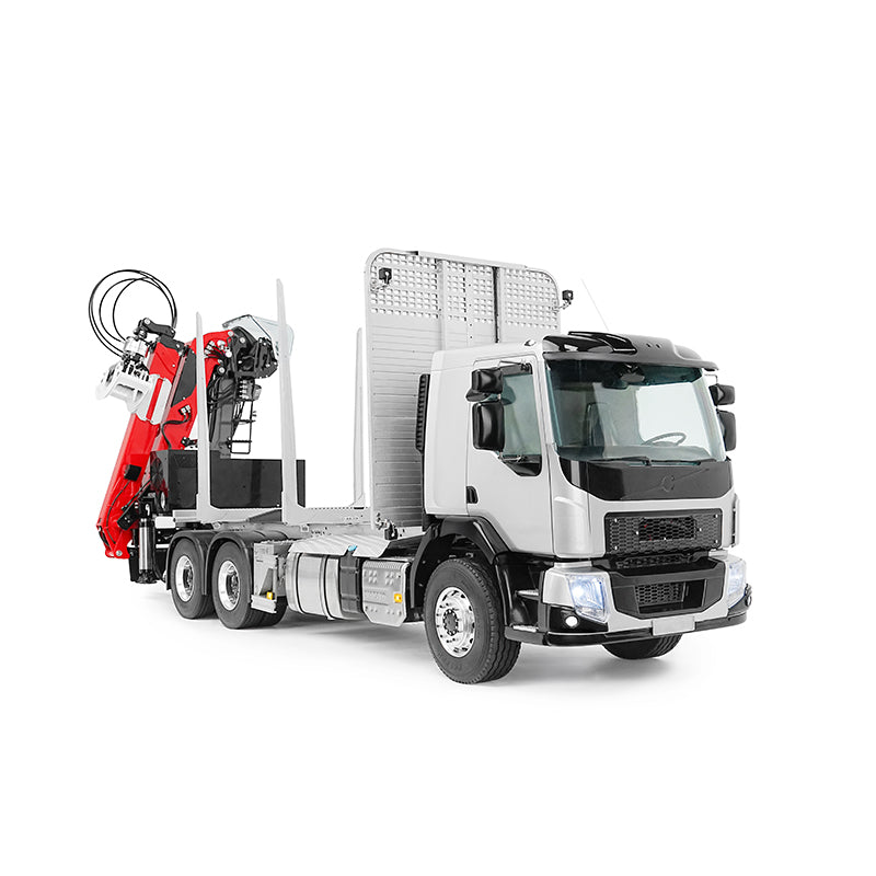TOUCAN RC HOBBY LESU 1/14 RC Logging Truck Timber Truck Hydraulic Crane VM FE Cabin Remote Control Lorry 6x6 Metal Chassis Axle Lock Light Sound