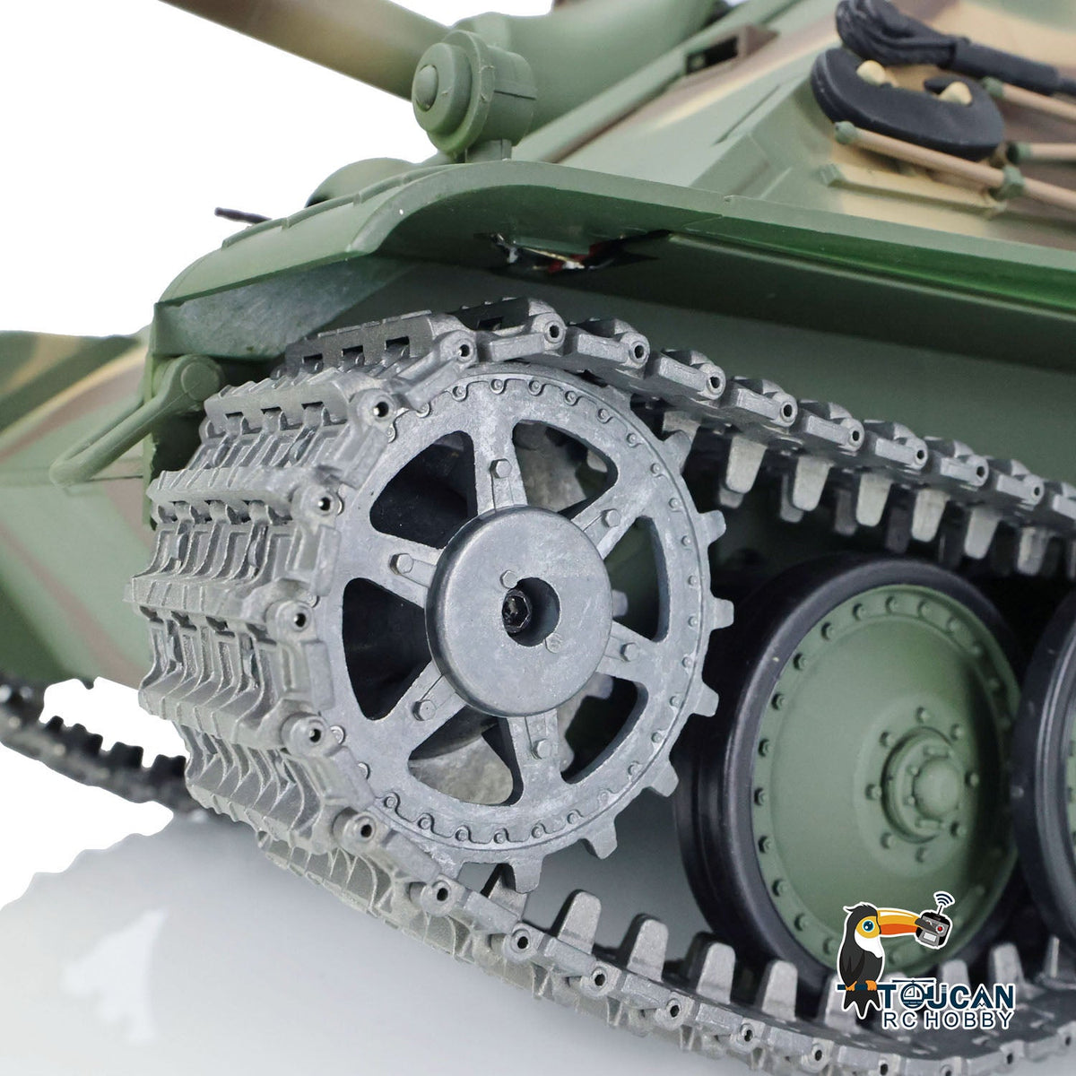 TOUCAN RC HOBBY Heng Long 1/16 TK7.0 Promotion German Jadpanther 3869 RTR RC Tank FPV Infrared Combat Smoke BB Unit Metal Sprockets Idlers Wheels Tracks Steel Gearbox