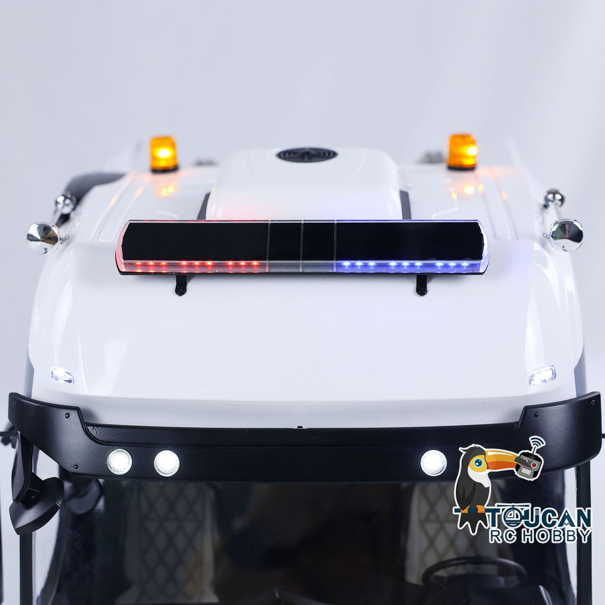 Camion tracteur RC 8x8 LESU en métal, châssis 1/14, voitures radiocommandées, unité de fumée et son, par TOUCAN RC HOBBY