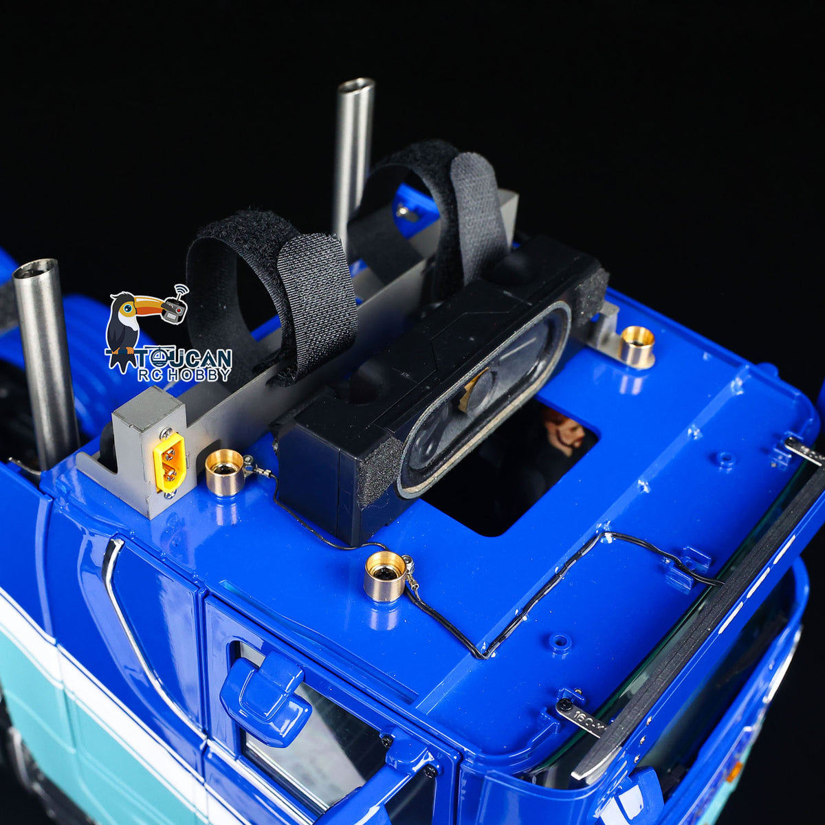 TOUCAN RC HOBBY RTR Unitru 06 770S 1/14 Camion tracteur télécommandé châssis métal 6x6 boîte de vitesses 2 rapports fumée lumières sons moteur brushless ESC