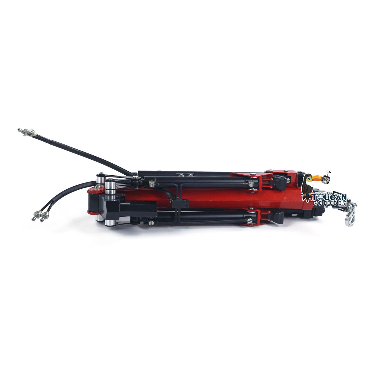 TOUCAN RC HOBBY LXY Neuer Metall-Fly-Jib-Kranarm für 1/14 RC Hydraulik-Muldenkipper Funkgesteuerter Sattelzug LKW DIY Modellfahrzeuge 770S R620 3363