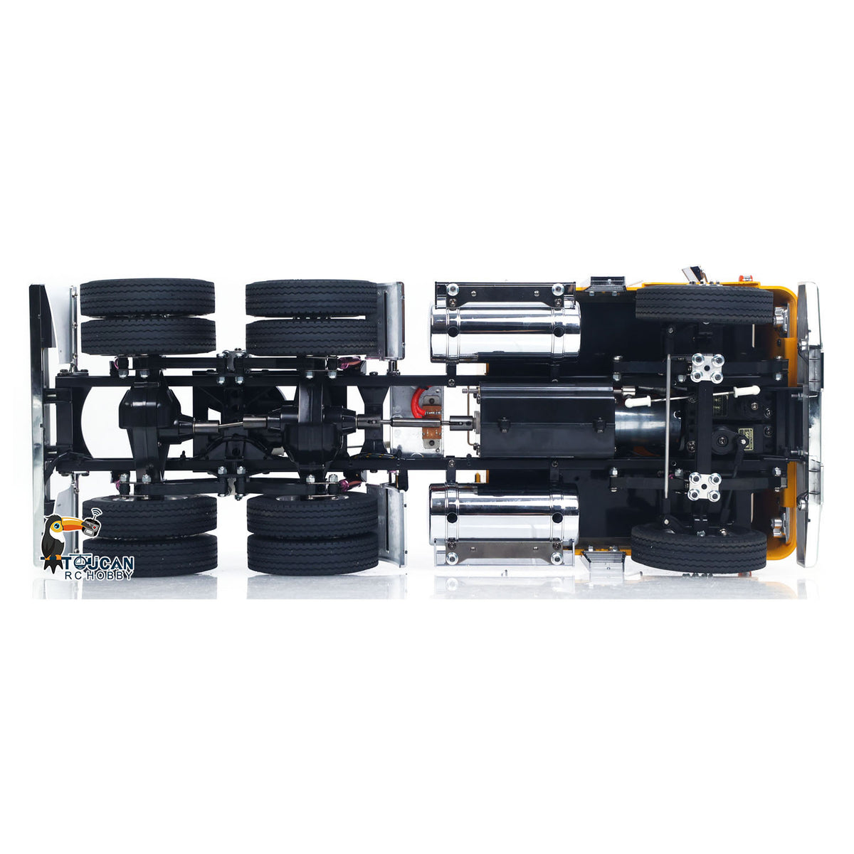 In Stock TOUCAN RC HOBBY 1/14 Remote Control DIY Tractor Truck 6*4 Chassis 56304 3Speed Transmission Light Sound System RTR Flysky Radio