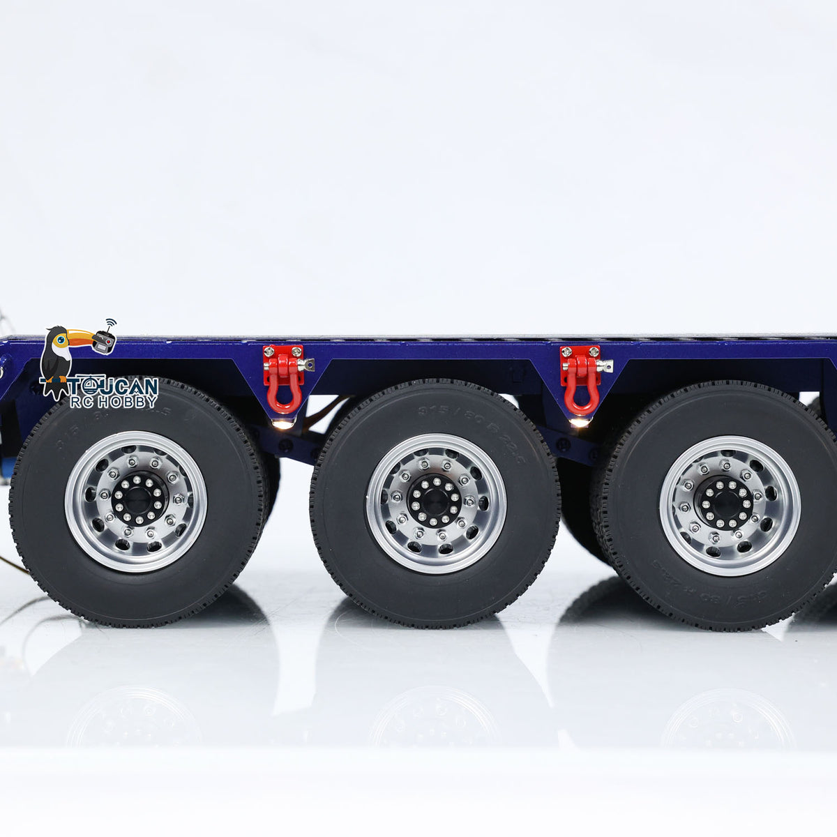 TOUCAN RC HOBBY HHG Model 5-Axle Metal Semi Trailer for 1/14 RC Tractor Truck Remote Control Dumper Tipper Cars DIY Simulation Vehicle Models