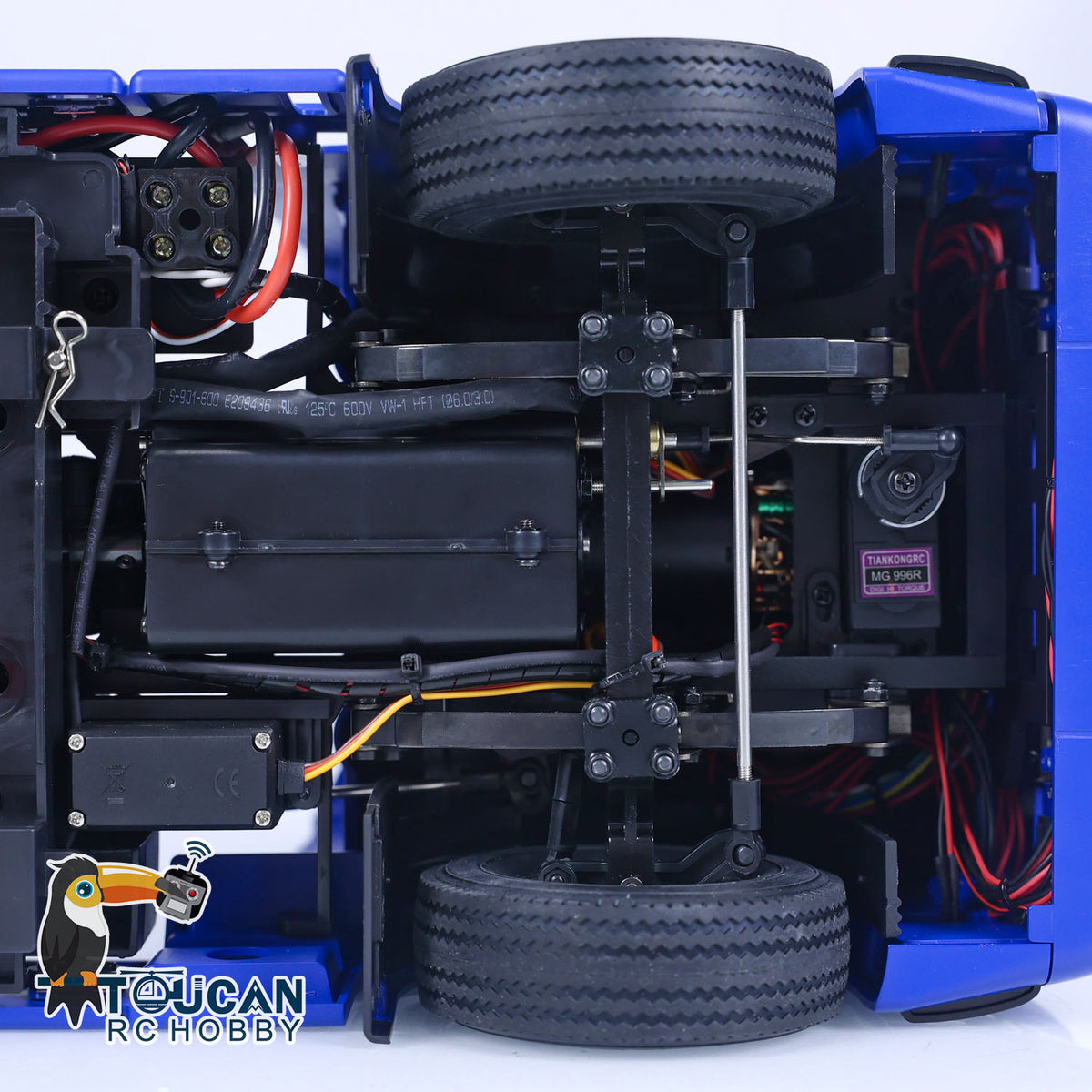 TOUCAN RC HOBBY HHRC 6X4 RC Tractor Truck 1/14 Flysky I6S RTR Remote Control Car Sound Light Battery