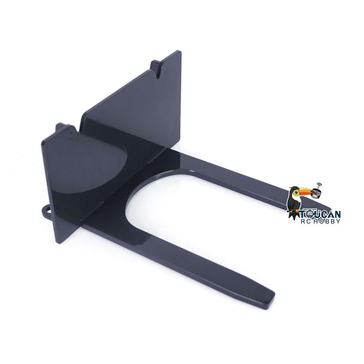 TOUCAN RC HOBBY XDRC Godet fourche sans dents en métal d'origine pour modèle de chargeuse sur pneus hydraulique RC échelle 1/14 980L WA470 véhicules de construction lourds DIY