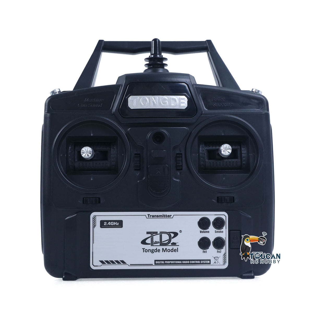 TOUCAN RC HOBBY US Stock Tongde 1/16 RC Tank M2412-B M113A1 ACAV 360 Turret Rotation Infrared Metal Wheels Gearbox Smoke Unit Radio Control Military Model