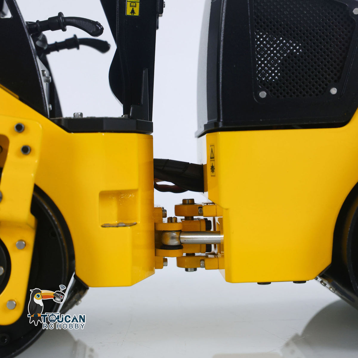 TOUCAN RC HOBBY 1/14 Metal RC Electric Road Roller BW120AD Ready-to-Run Remote Control Construction Vehicle Model Flysky ST8 Radio Battery Lights System Motor ESC RTR