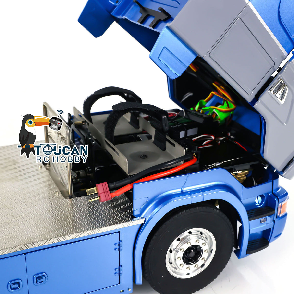 TOUCAN RC HOBBY LESU RC Tractor Truck 4X4 1/14 RTR Radio Control Vehicle Sound Light Smoke