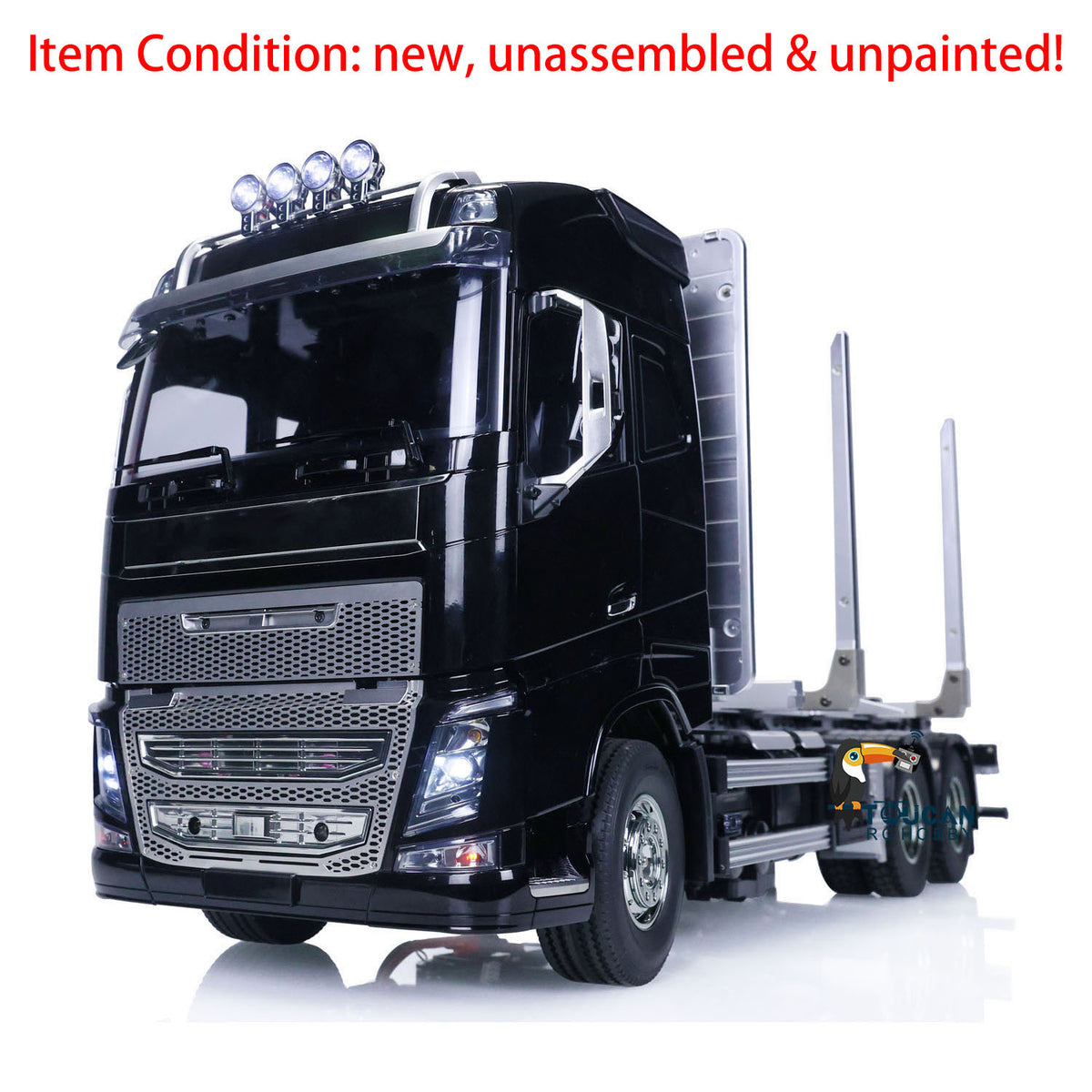 TOUCAN RC HOBBY 56360 1/14 6*4 RC Timber Truck 750 Radio Controlled Car Electrci Hobby Model Kits Motor 3-Speed Transmission