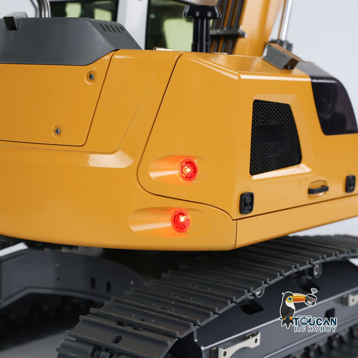 TOUCAN RC HOBBY JDModel US Stock 1/14 RC Hydraulic Excavator R920 JDM-208 Metal Remote Control Digger Model Engineering Vehicle Sound Light ESC CNC
