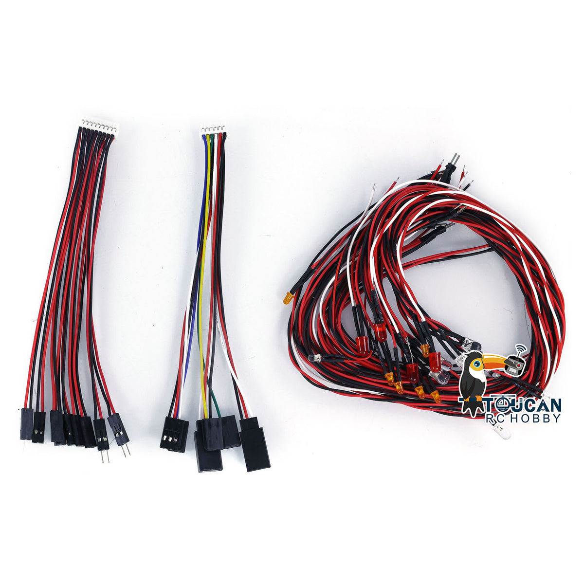 Ausverkauft TOUCAN RC HOBBY Heng Long US-Lager RC16 LED-Licht- und Soundsystem-Set für 1/14 RC Zugmaschinen LKW XT60-Stecker DIY ferngesteuertes Fahrzeugmodell