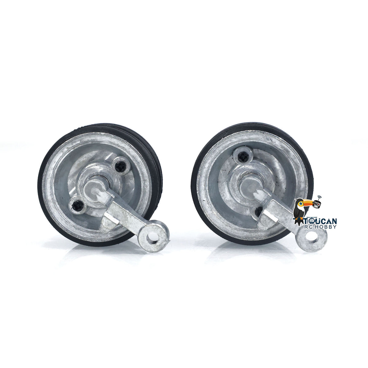 TOUCAN RC HOBBY Metal Tracks Road Wheels Shock Absorber for Heng Long 1/16 RC Tank Model Parts Walker Bulldog 3839 DIY Spare Parts