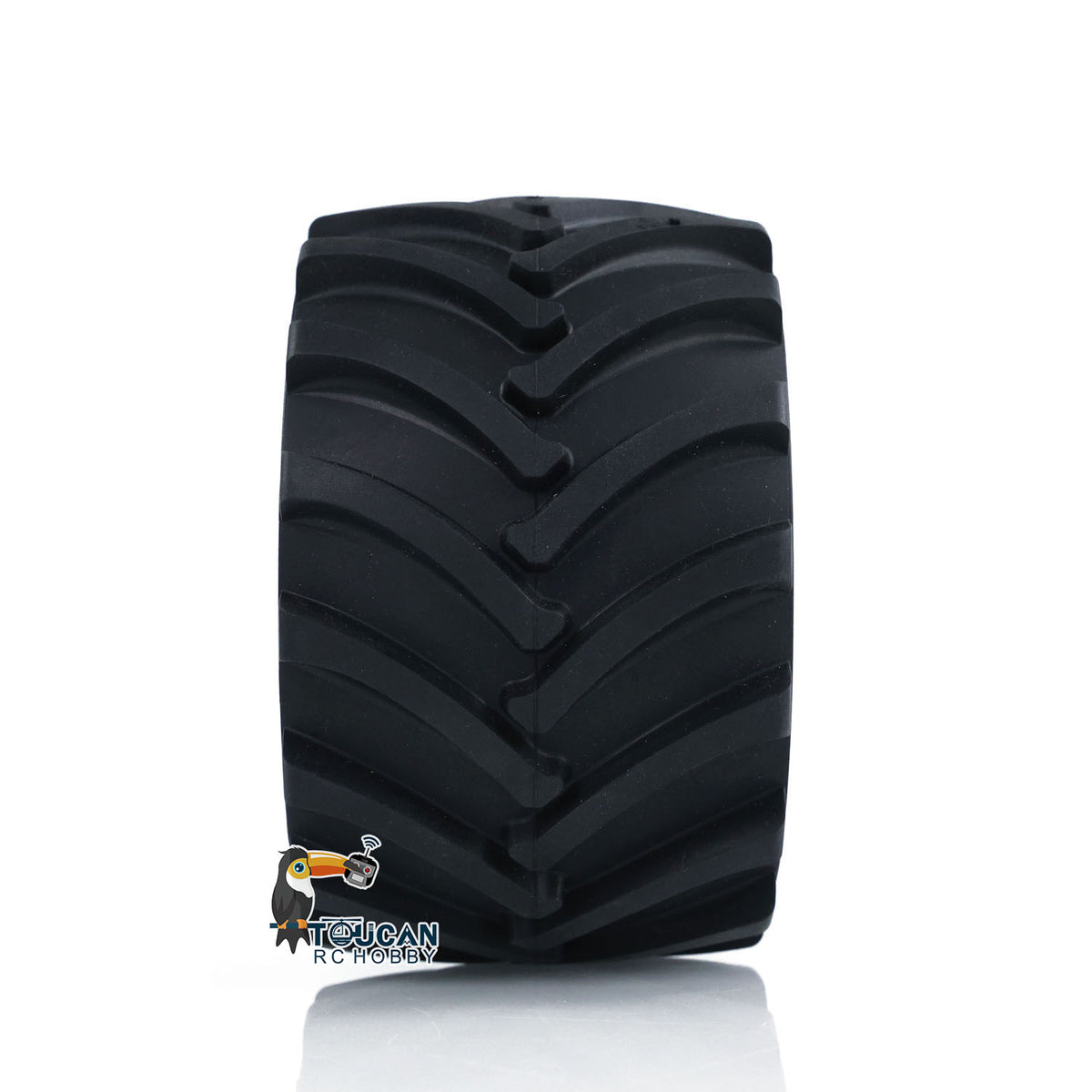 TOUCAN RC HOBBY JDModel US Stock 135X80MM Rubber Tire Tyre for 1/14 JDM-198 ZW370 RC Hydraulic Loader Model JDM-166 Articulated Truck DIY Construction Vehicle