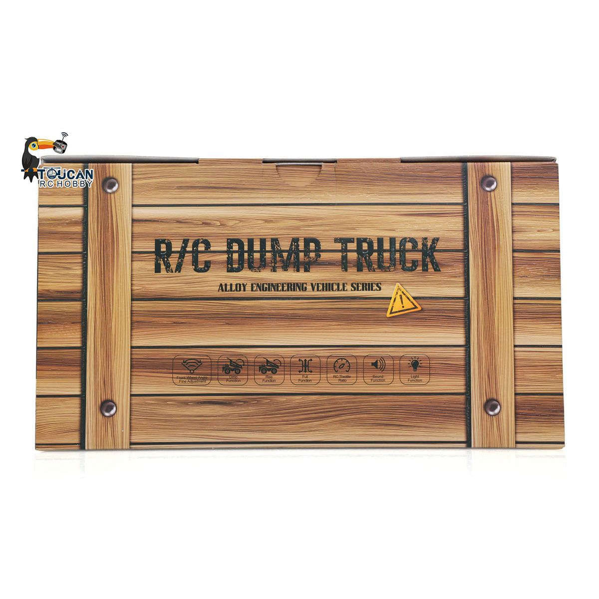 TOUCAN RC HOBBY Yi Gong Ready To Run 1/50 Electric Remote Control Dump Mining Truck RC Construction Vehicle Tipper Model Lights Sounds Effect USB Cable