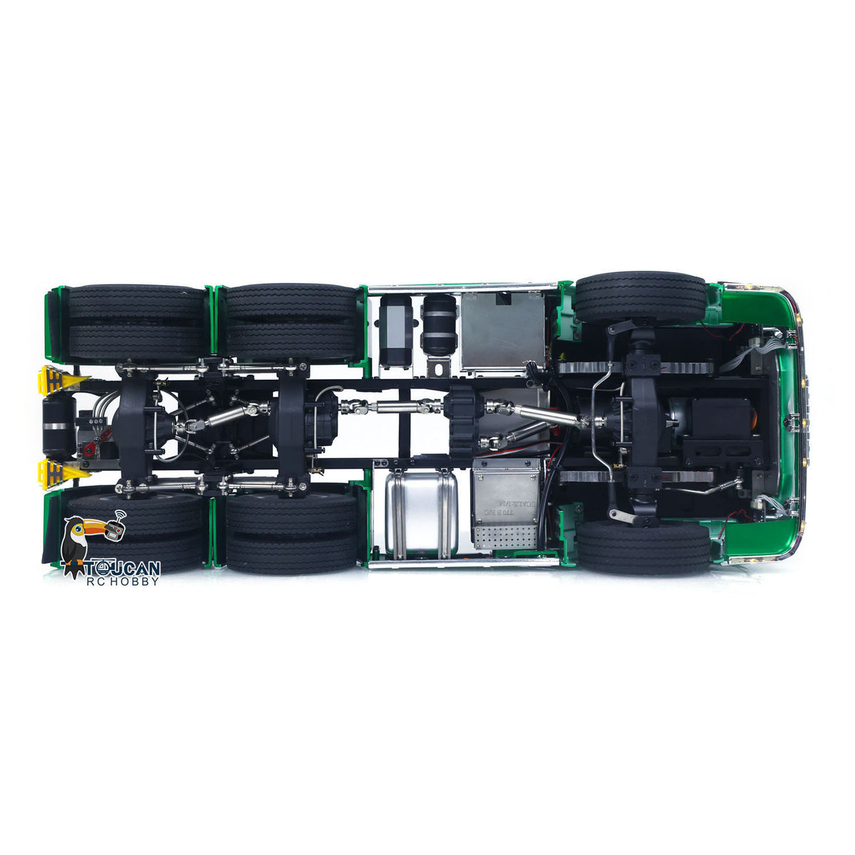 TOUCAN RC HOBBY Schneller kostenloser Versand 1/14 KABOLITE RC Sattelzugmaschine 770S 100 6X6 2-Gang ferngesteuertes Fahrzeug Achssperren Metallchassisrahmen zu öffnende Türen RTR