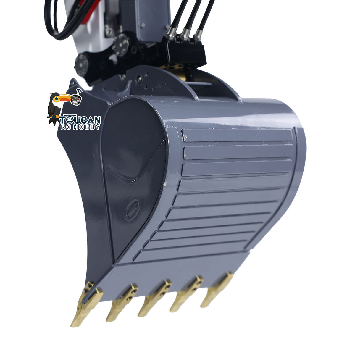 TOUCAN RC HOBBY LESU Metall-Originalschaufel BA-B0028/BA-B0029 für 1/14 RC Aoue LR960 LR956 B0027 B0028 B0038 B0040 ZX490 SK500 ET30H ET26L ET36L AC360 Hydraulikbagger