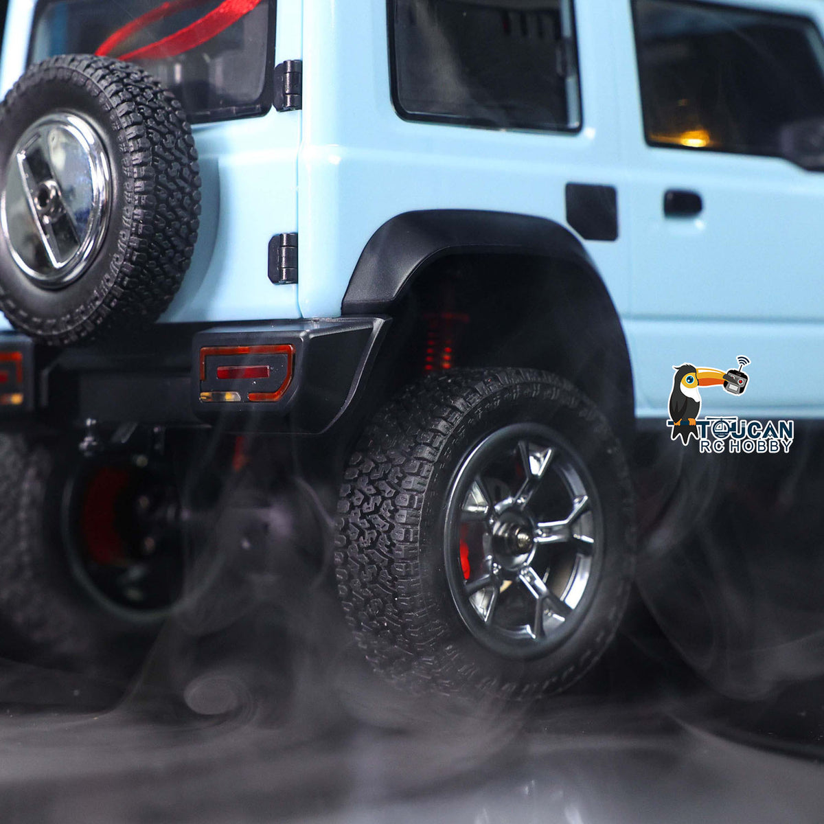 TOUCAN RC HOBBY RTR 1/16 Heng Guan Remote Control Off Road Car Electric RC Crawler Light System Smoke Unit Metal Gear Drive Shaft Battery Charger