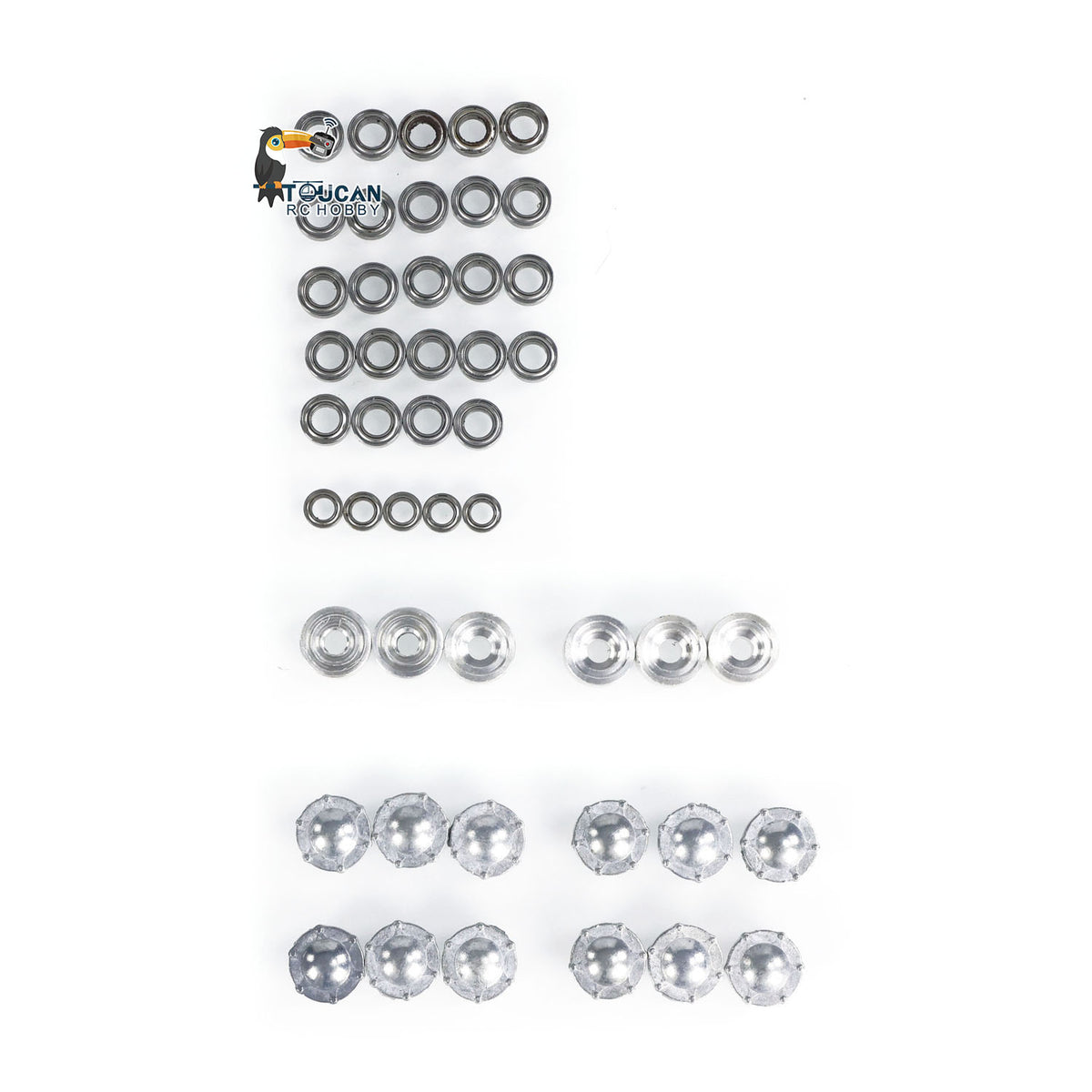 Suspensions et roues en métal TOUCAN RC HOBBY pour char militaire radiocommandé 1/16 Heng Long 3938 3939 modèle russe T90 T72, accessoires de bricolage