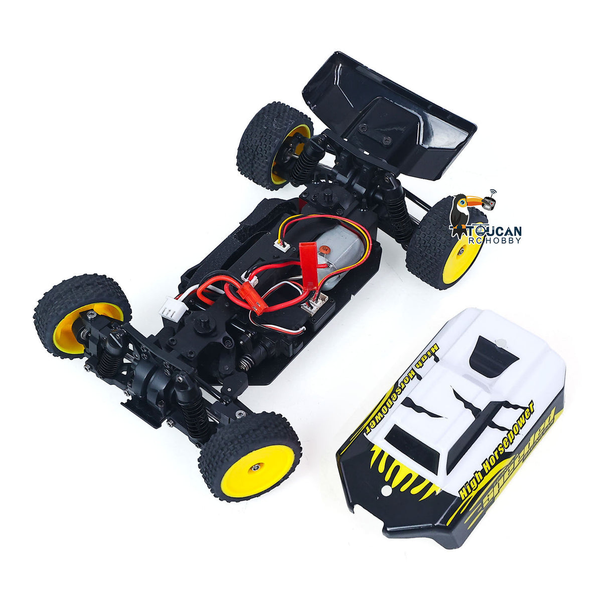TOUCAN RC HOBBY JiaBaiLe US Stock RTR 1/24 Electric Remote Control Off Road Car Model 2401B 35KM/H High Speed Mini RC Vehicle Battery Gift For Adult Collection
