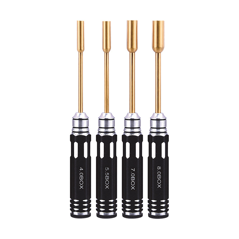 TOUCAN RC HOBBY YZWJ Metal Socket Screwdriver Hexagon Socket Nut Driver Sets for 1/10 RC Cars 1/14 Truck DIY Spare Parts Accessory