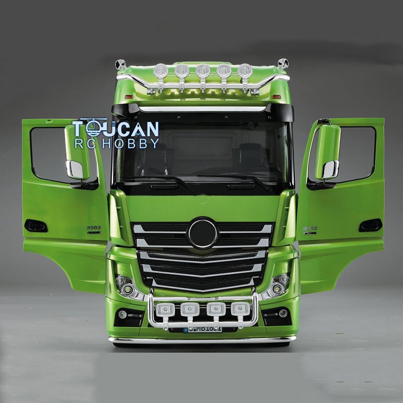 TOUCAN RC HOBBY HHRC Hobby 1/14 6x4 Painted KIT Highline RC Tractor Truck Radio Controlled Car Model Open Door Motor Eletric Machine
