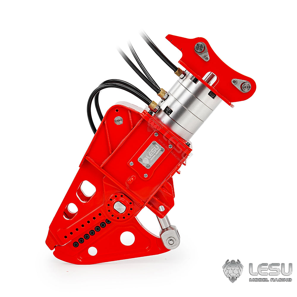 TOUCAN RC HOBBY LESU C0053/C0052-B Metal Hydraulic Clamp Shear 270 Degrees Rotatable for 1/14 RC Excavator LR960 ZX490 ET30H ET26L LR945 SK500 ET36L AC360 for Vehicle Model Enthusiast