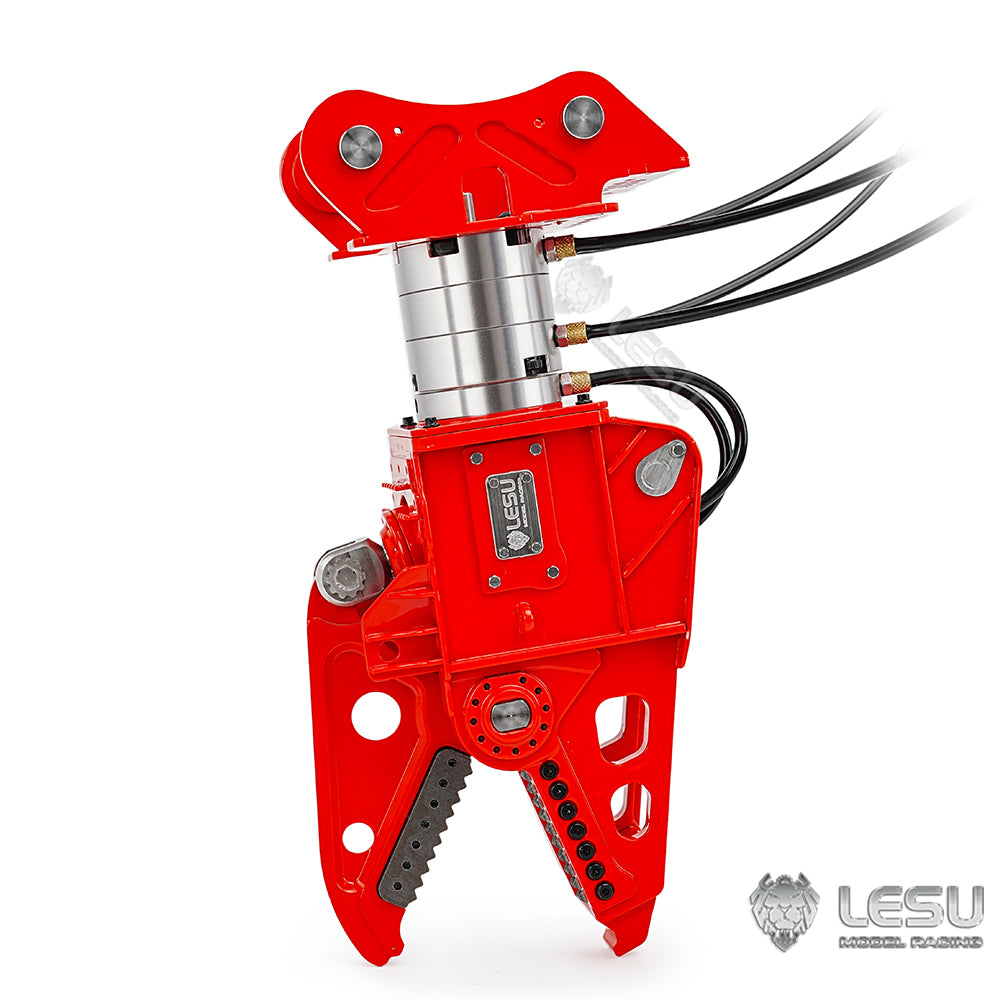 TOUCAN RC HOBBY LESU C0053/C0052-A Metal Hydraulic Shear with 270 Degrees Rotation for 1/14 RC Excavator Aoue C374F BA-B0001 Remote Control Construction Vehicles