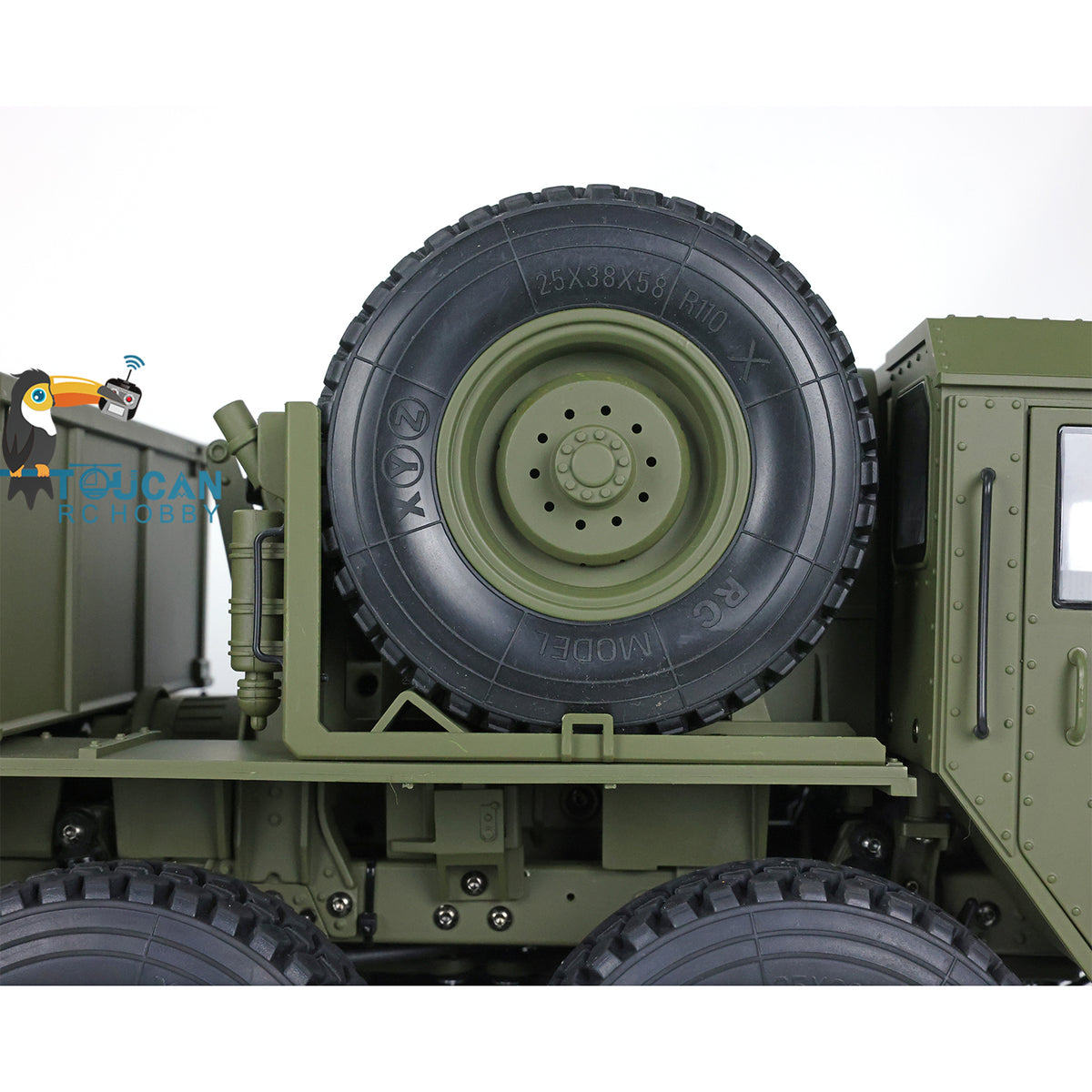 TOUCAN RC HOBBY Heng Guan 1/12 RC US Militär-LKW P801 8*8 Funksystem Alexs Antriebswelle Servomotor Rad ferngesteuerte Fahrzeuge Automodell