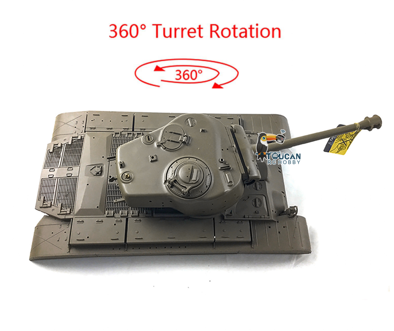 TOUCAN RC HOBBY Heng Long 1/16 Scale USA M26 Pershing RC Tank 3838 Upper Hull W/ 360 Degree Turret