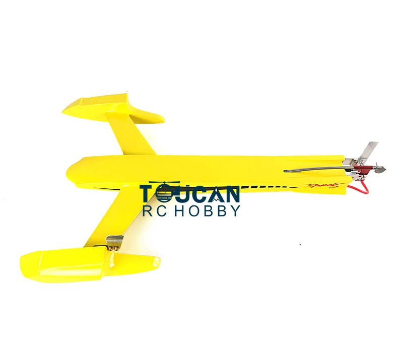 TOUCAN RC HOBBY DT H660 100KM/H White Yellow Electric Race PNP RC Racing Boat Para?aramid Fiber W/ Motor Servo ESC Hardware DIY Model W/O Battery 660*500*80mm