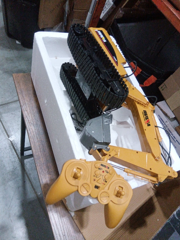 TOUCAN RC HOBBY Schneller kostenloser Versand Gebraucht US-Lager HUINA 1535 1/14 Elektrischer RC-Bagger ferngesteuerter Bagger mit Sound- und Lichteffekten für Baustellenfahrzeug-Enthusiasten