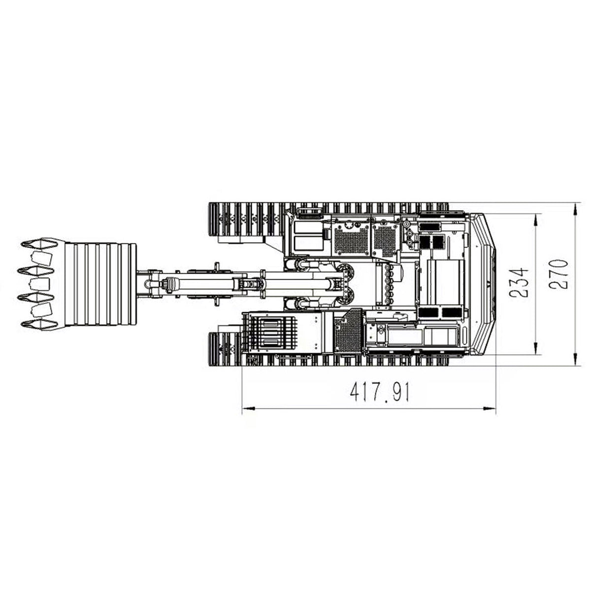 TOUCAN RC HOBBY BMG C374 1/14 Metal RC RTR Hydraulic Excavator Brushless Motor Quick Coupler Light Sound FlySky I6S Controller for Construction Model Collectors
