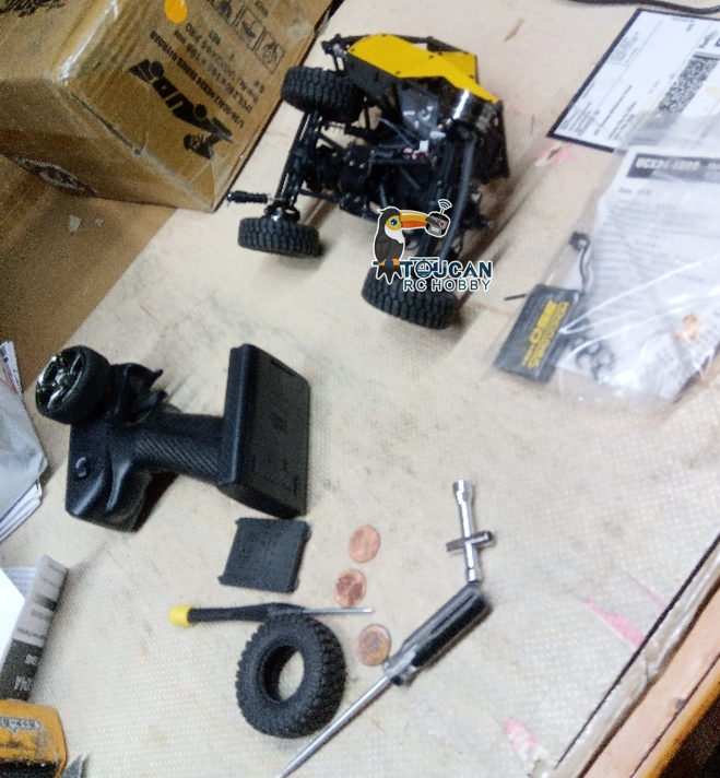 TOUCAN RC HOBBY Free Shipping Second Hand US Stock UdiRC UCX2405PRO 1/24 4x4 RC Rock Crawler Model Brushless Motor ESC Radio Controlled Off-Road Vehicles RTR Car Battery