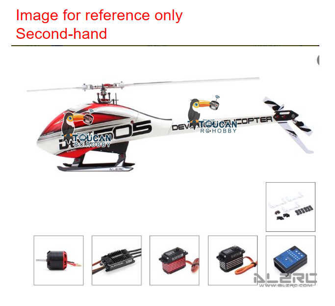 TOUCAN RC HOBBY CN Stock Second-hand Aircraft Model ALZRC-505FAST Helicopter Kit Version