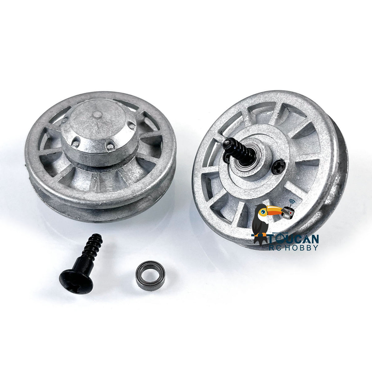 TOUCAN RC HOBBY US Stock Metal Idler Wheel Bearing Spare Part for Heng Long 1/16 German Tiger I 3818 Panther 3819 RC Radio Controlled Tank