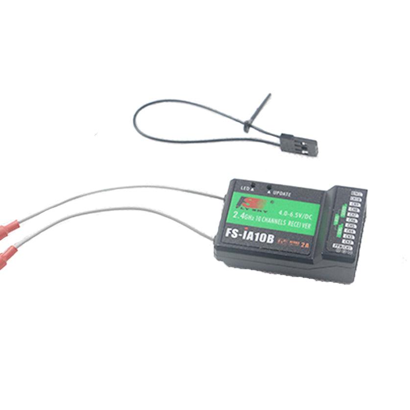TOUCAN RC HOBBY Flysky 2.4G 10CH FS-iA10B Receiver PPM Output for RC Fixed Wing Model Airplane Bind Plug Glider Jet Model Airplane
